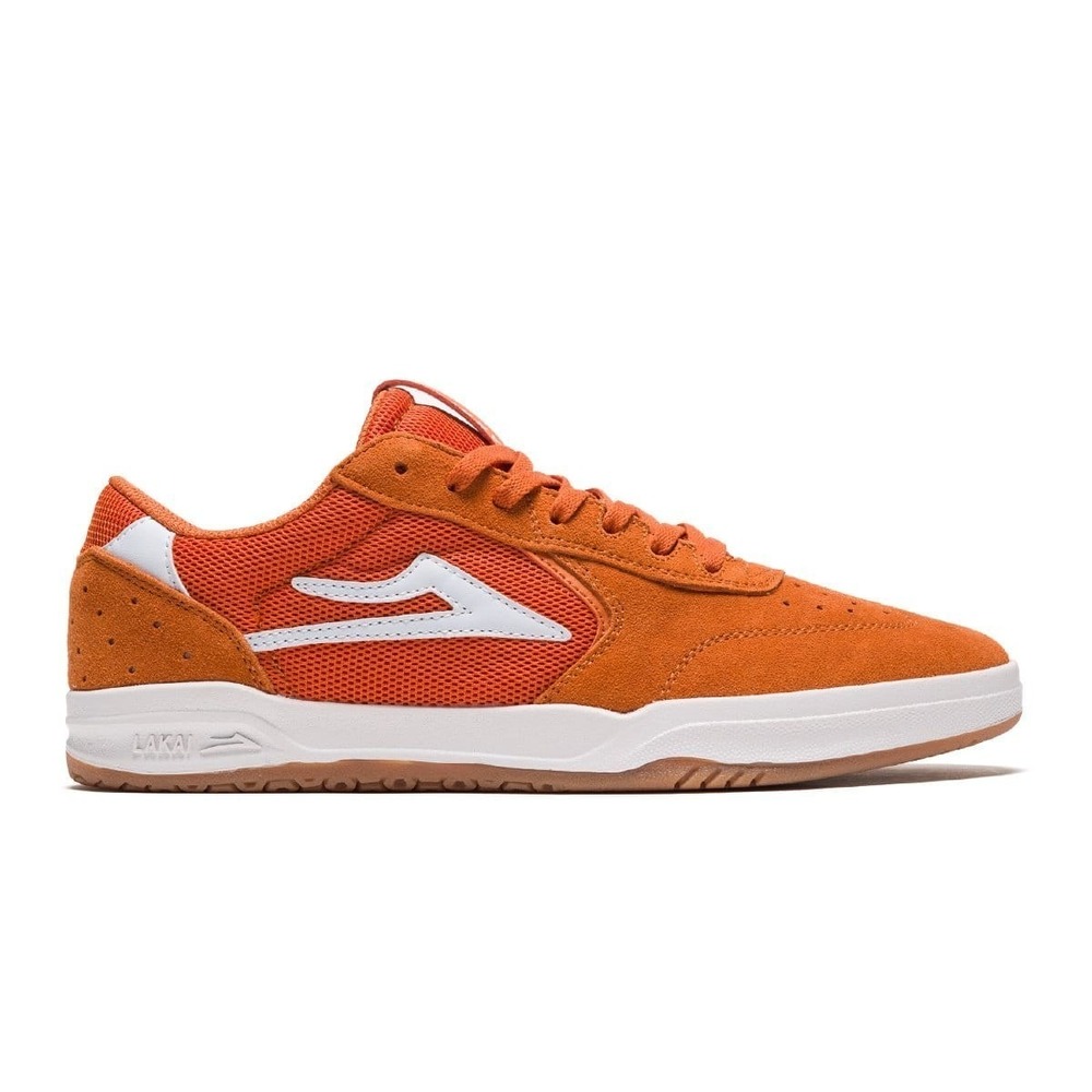 Lakai Atlantic Series Mens Size 9 Burnt Orange Skateboard Shoes Sneakers NEW